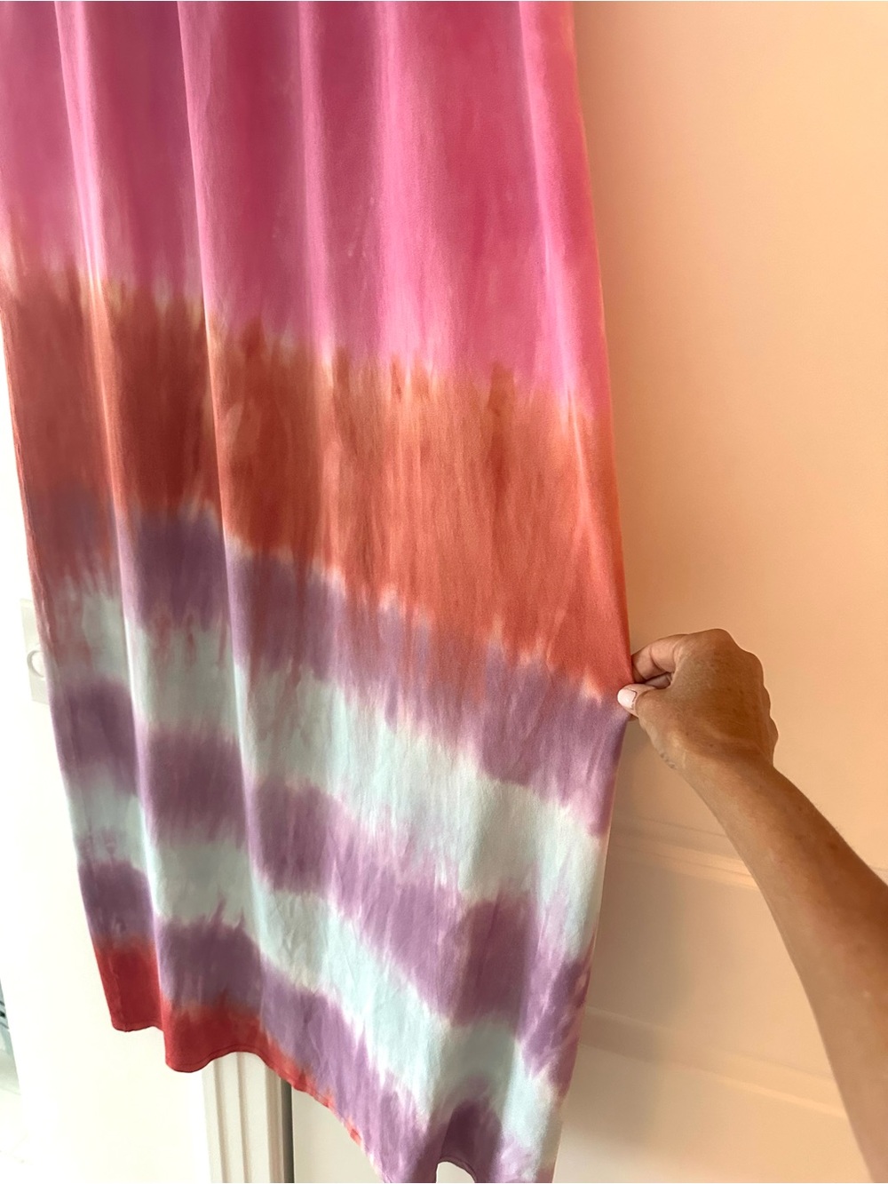 Zara Sleeveless Tie-Dye Maxi Dress - Picture 10 of 14